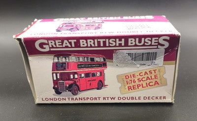 VINTAGE Great Britain Buses MODEL CARS 1:76 Scale - London Transportation RTW Do