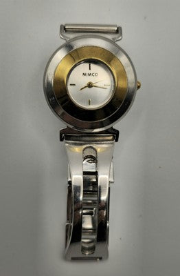 MIMCO Ladies BRACELET WRIST WATCH Gold & Silver Metal Two-tone