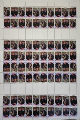 Tuvalu 1986 Royal Wedding Stamps Prince Andrew & Sarah Ferguson 60c-40 Pair MNH