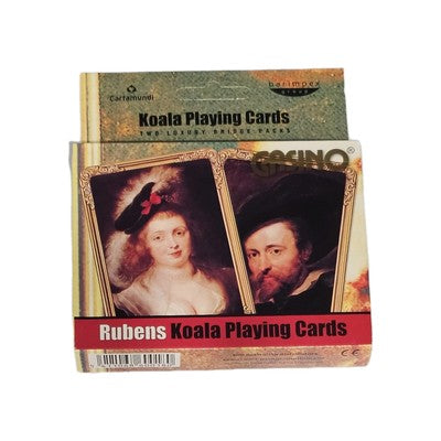 Rubens Koala CASINO Double Bridge Packs of Luxury PLAYING CARDS SET - Cartamundi