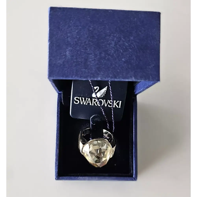 Branded Swarovski Crystal Signed Branded Jewellery gold-tone Elegant Ring
