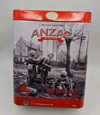 ANZAC Biscuit Collectable Tin Limited Edition 1916 North Pas De Calais