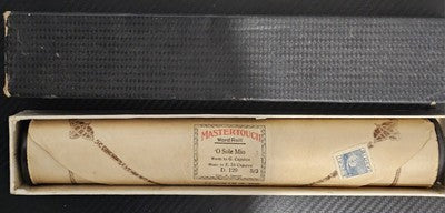 Mastertouch Player Piano Word Roll D.129 "O Sole Mio"
