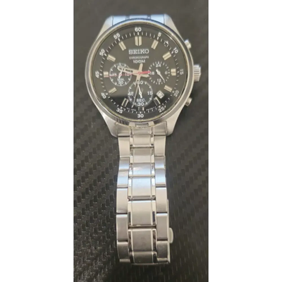 Seiko 4T53-00B0 Men's Chronograph Watch - Quartz, Working Condition