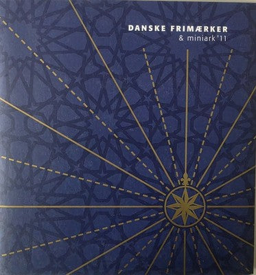 2011 Denmark Annual Mint Stamp Presentation Folder & Mini-Sheets Full Year Set