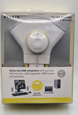 Belkin Flip USB with Audio KVM Switch