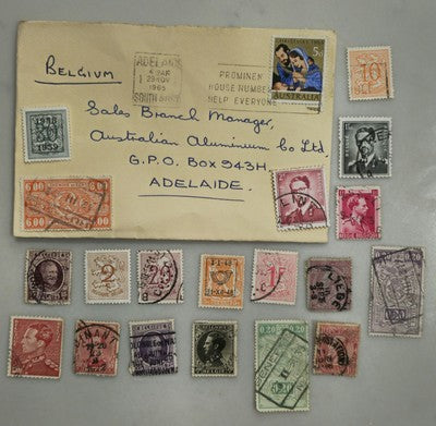 Vintage International Belgium STAMPS #0420