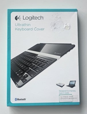Logitech Ultrathin Keyboard Cover for iPad 2 & 3rd 4th Gen Bluetooth