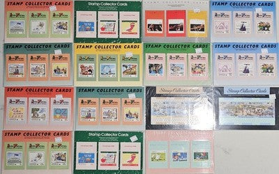Lot of 15 Vintage Australia Post Stamp Collector Cards -Living Together & Sports