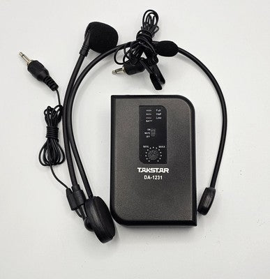 Takstar DA-1231 Portable Voice Amplifier System- Untested - Sold as is