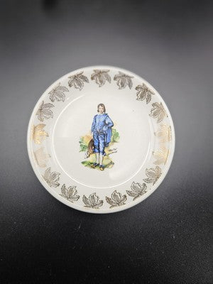 Wood & Sons Burslem England "The Blue Boy" Imperial Ironstone China Plate11cm