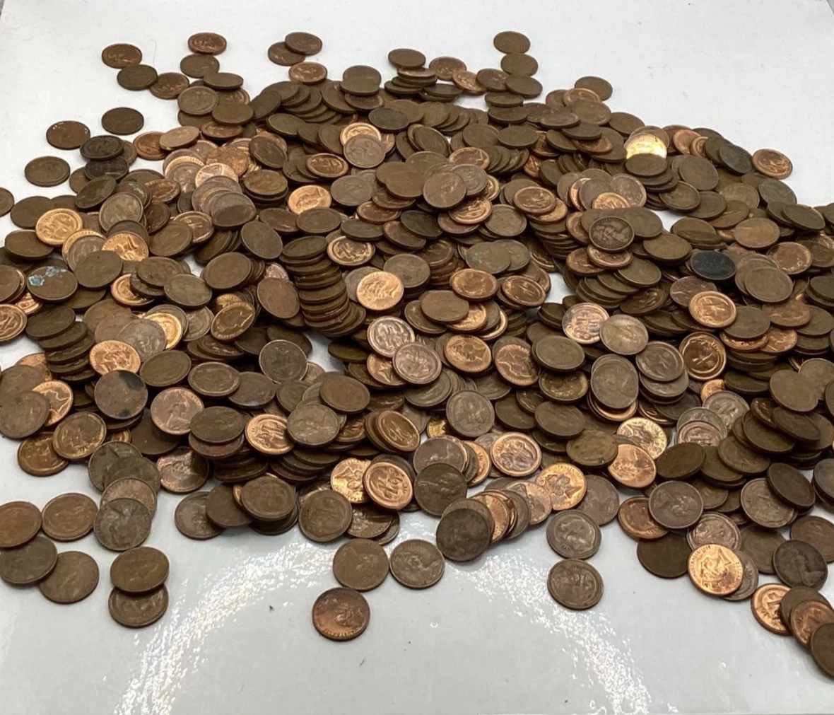 Circulated Australian 1c Coin Bundle 900g