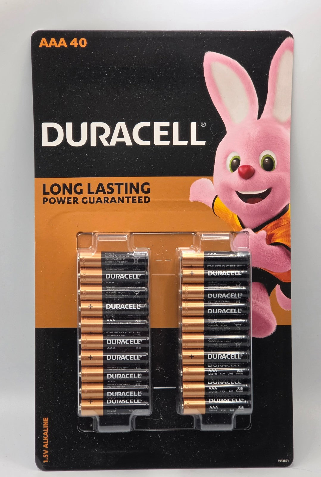 40 Pack Duracell CopperTop Longest Lasting Alkaline Batteries AAA Expiry-2035