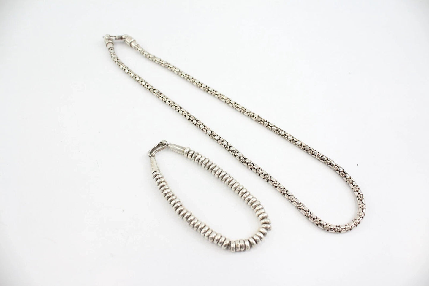 Sterling Silver Jewellery Hook Clasp Byzantine x 2 (64g)