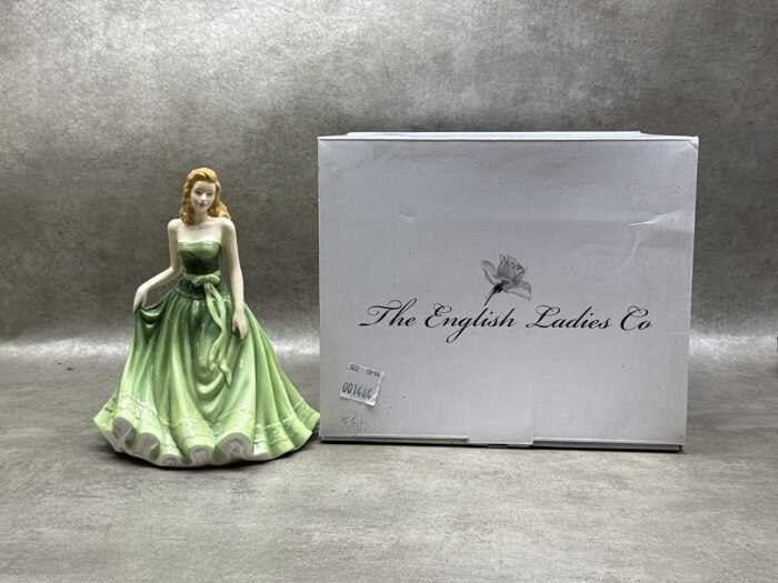 The English Ladies Co. 'Lady Windsor' porcelain figure With original box. 22.5cm