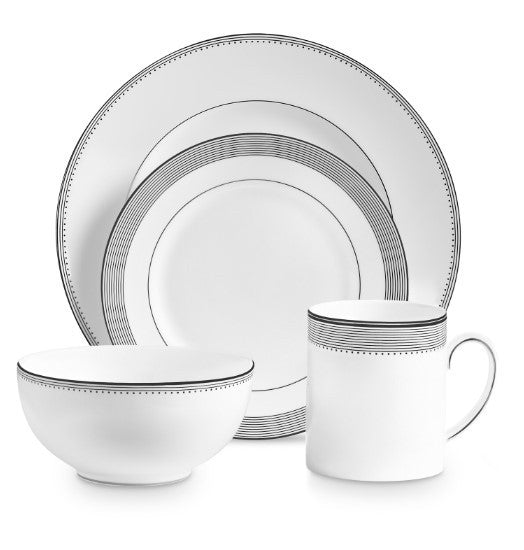 WEDGWOOD Vera Wang GROSGRAIN 4-Piece Setting - RRP $399.00