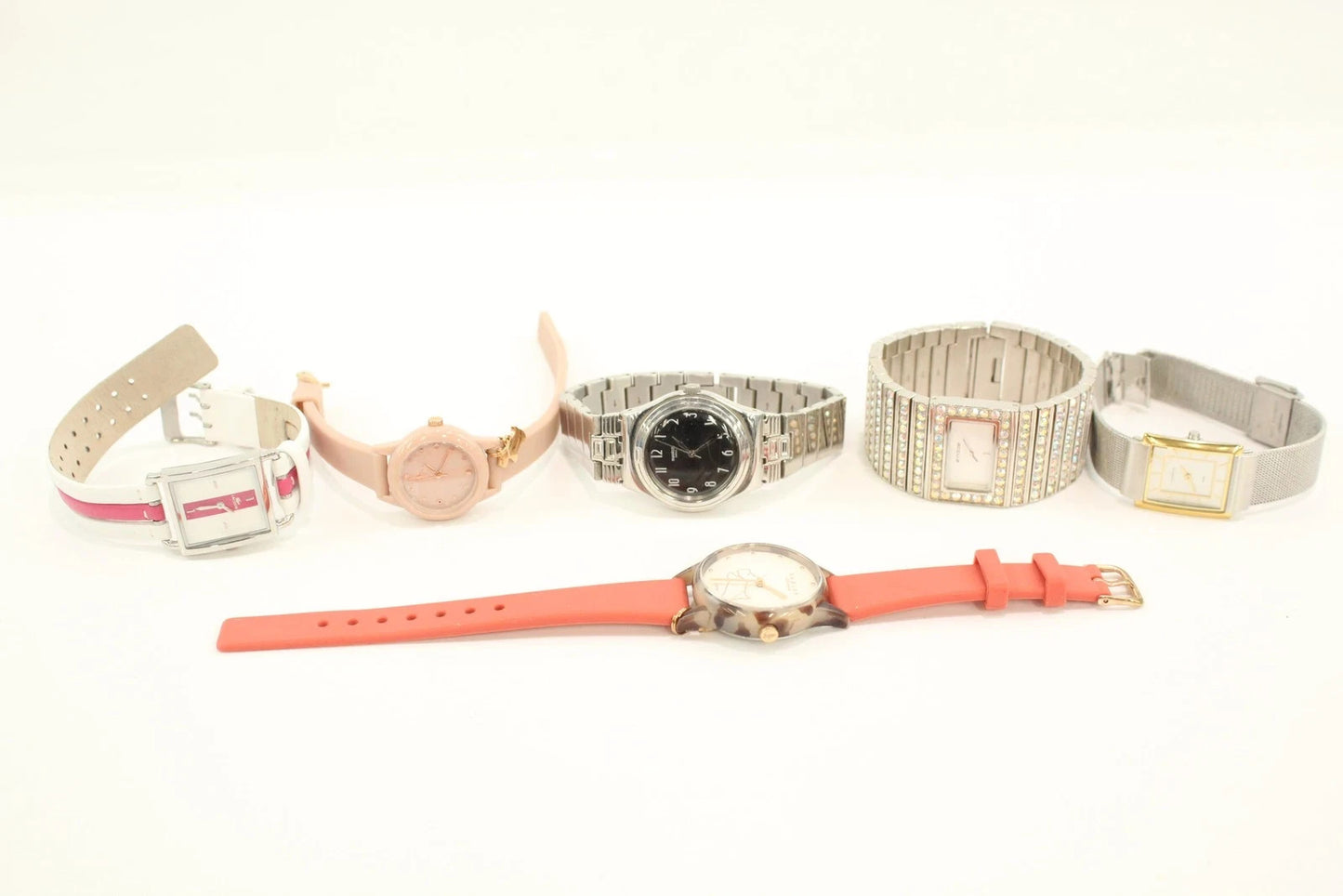 Womens Assorted Watches Quartz Inc Lacoste Swatch Skagen Working x 6