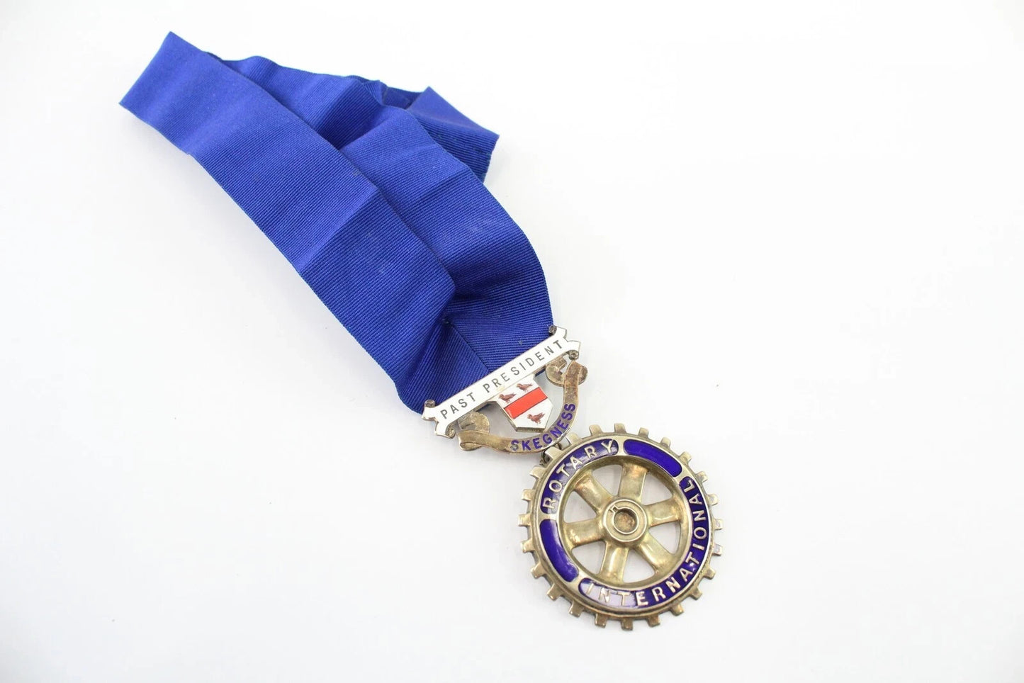 Sterling Silver 65gr Skegness Rotary Club Past President Neck Badge