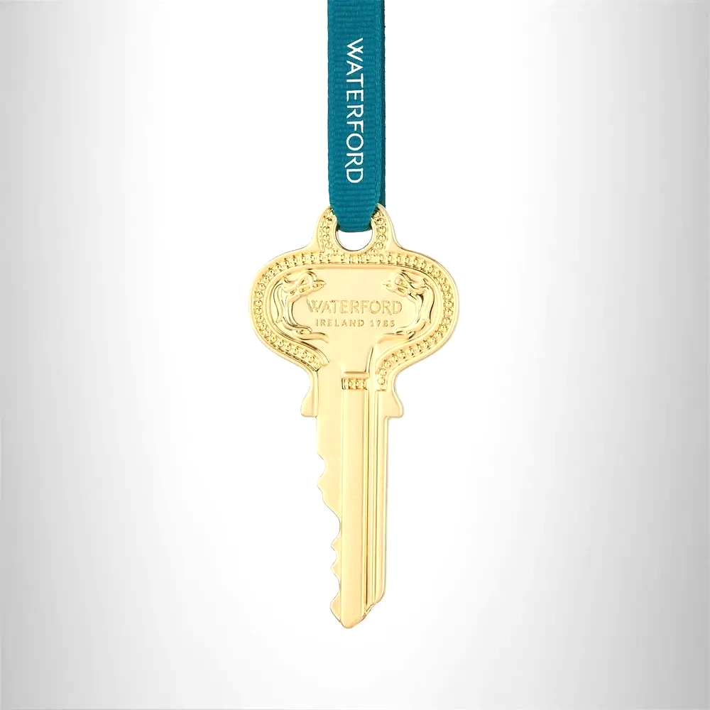 Waterford Golden Christmas Key Hanging Ornament RRP: $99:00
