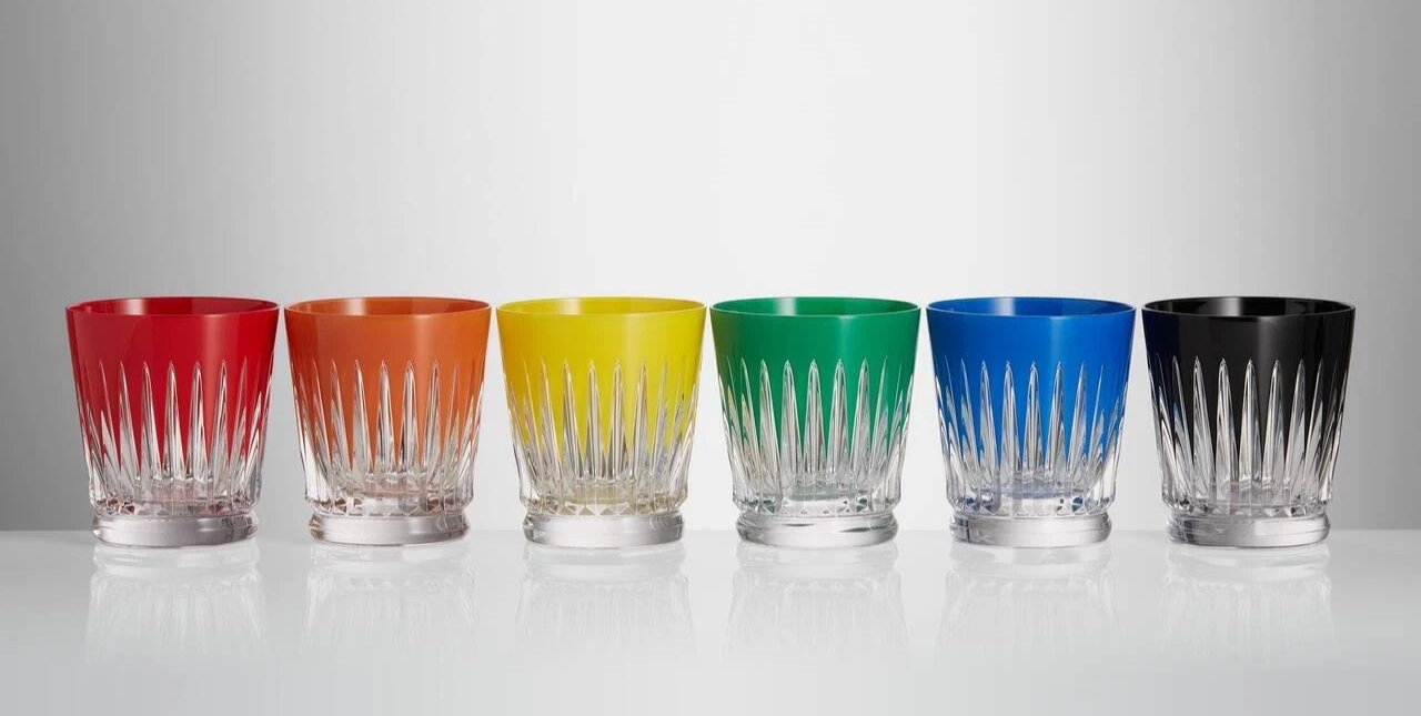 WATERFORD NEW YEAR TUMBLERS FIREWORK SET OF 6 MULTICOLOR 1072471. NEW IN BOX
