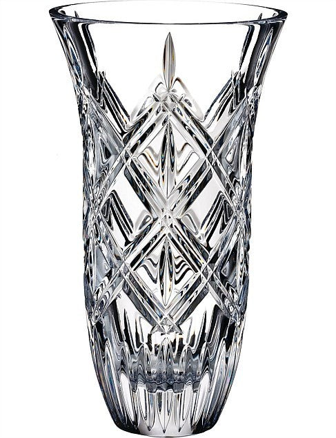 Marquis by Waterford 'Lacey' 9" Crystal Vase - Exquisite - New in Original Box