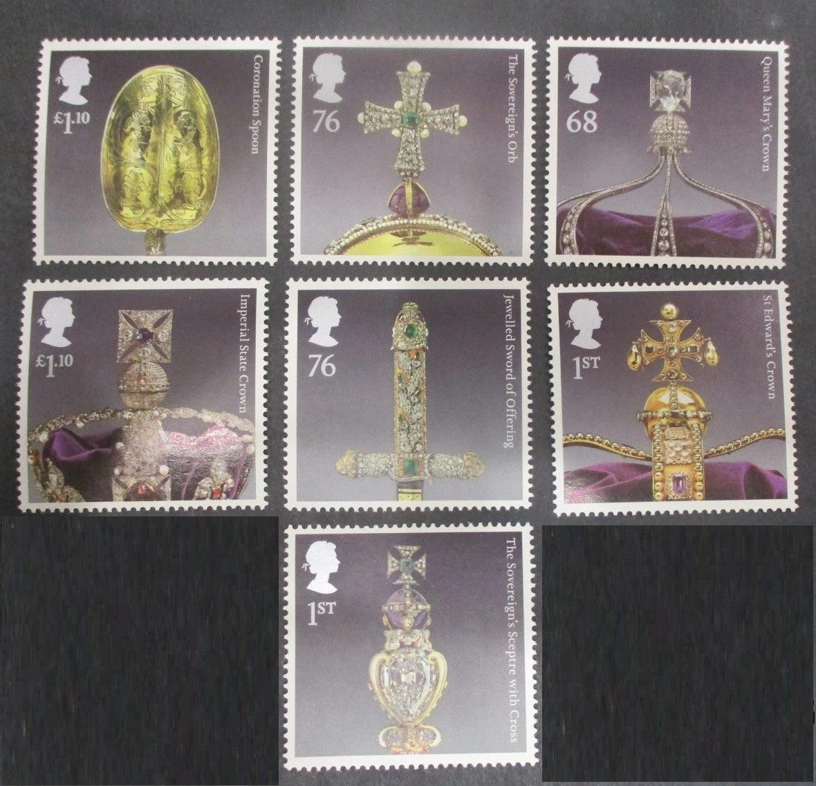 7 British Stamps: Variety Mint- Great Item