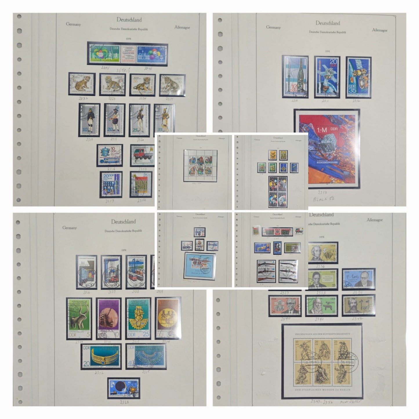 Vintage Valuable Deutsche Germany Post Stamps III #0301