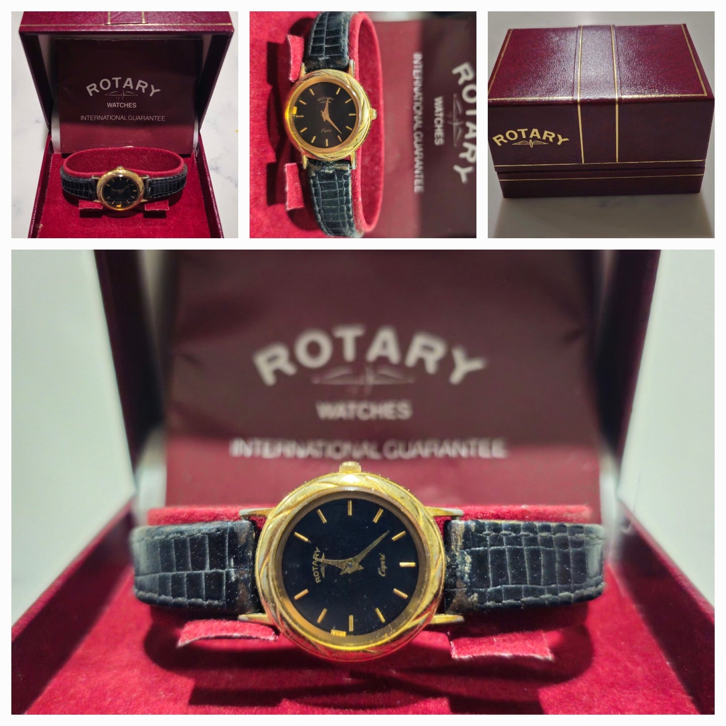 Women's Rotary Watch Quartz Untested - sold as is - Boxed