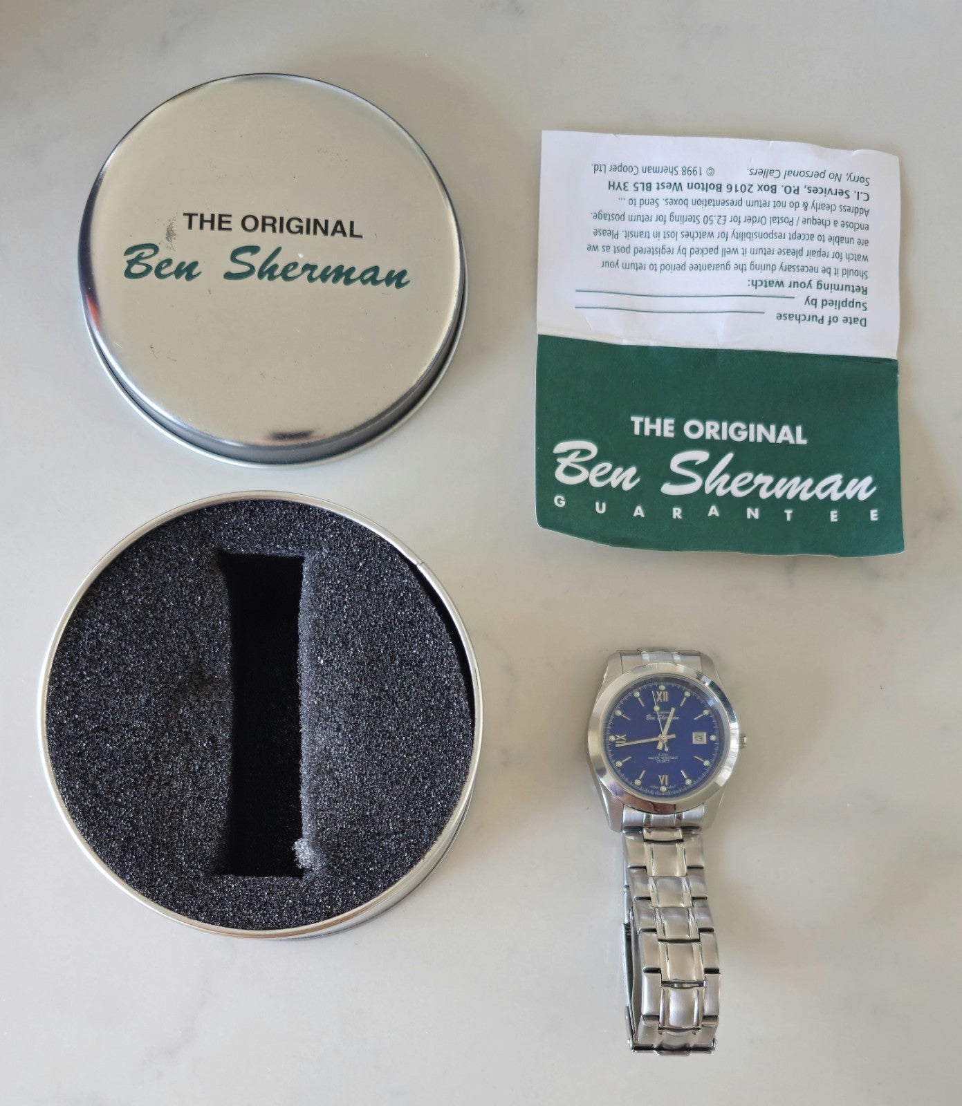 Men's Ben Sherman Watch Quartz, Working Condition