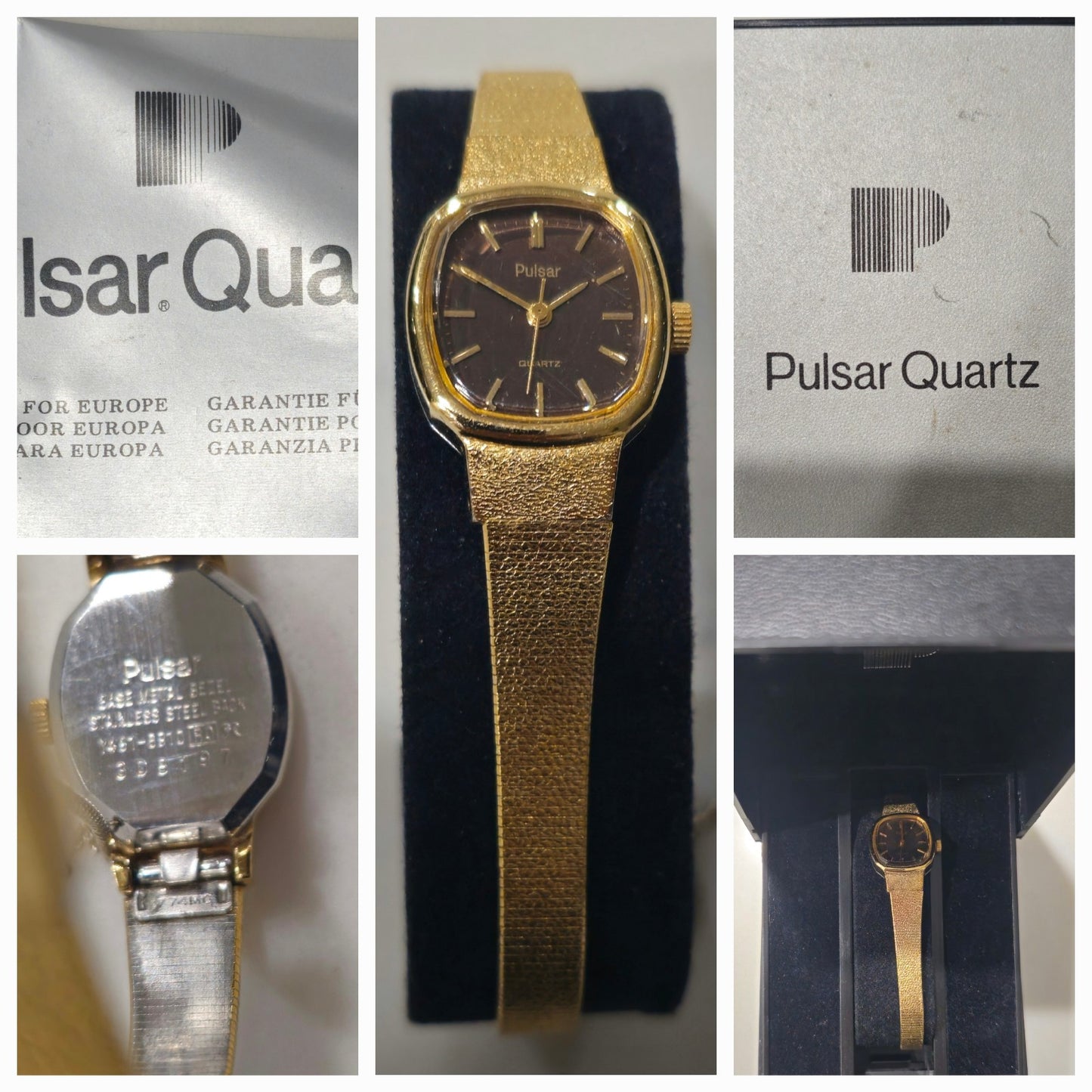 Women's Pulsar Quartz Watch – Untested – Sold As-Is – In Original Box