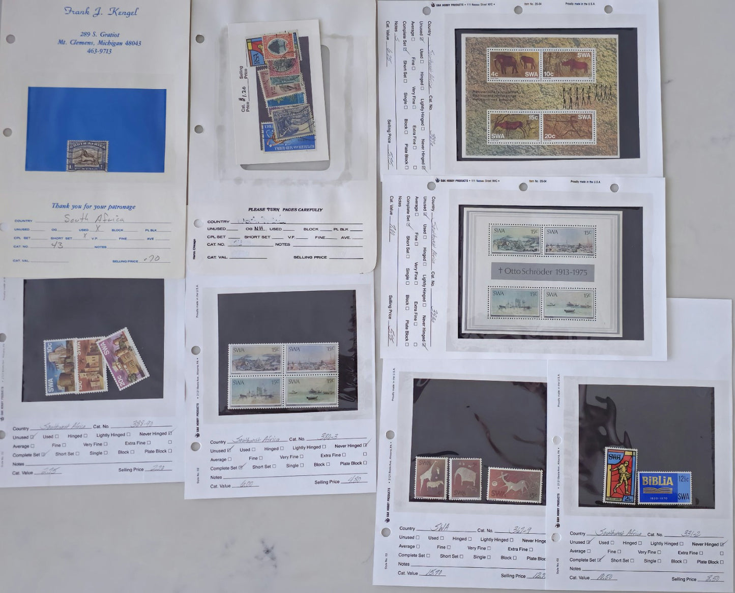 Collection of International Post Stamps #0303