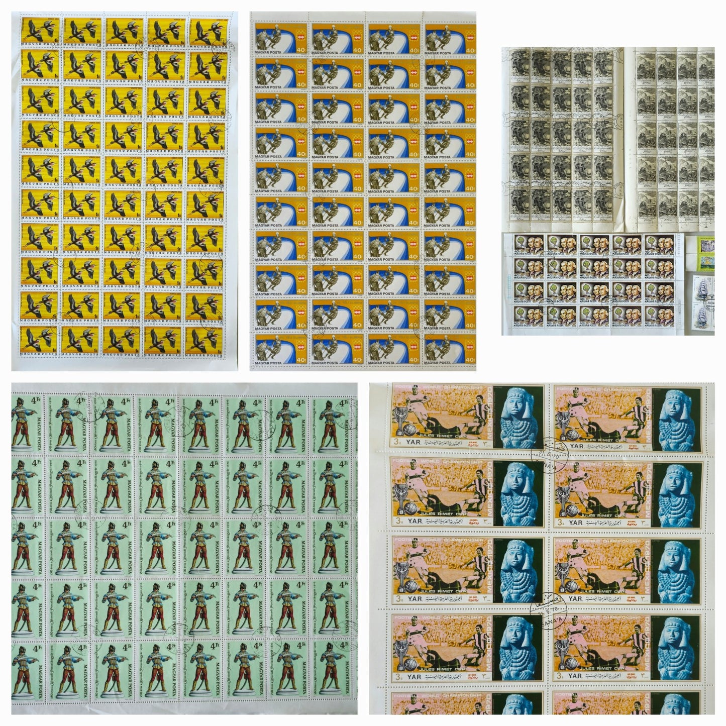 Vintage International Sheets Post Stamps #0301