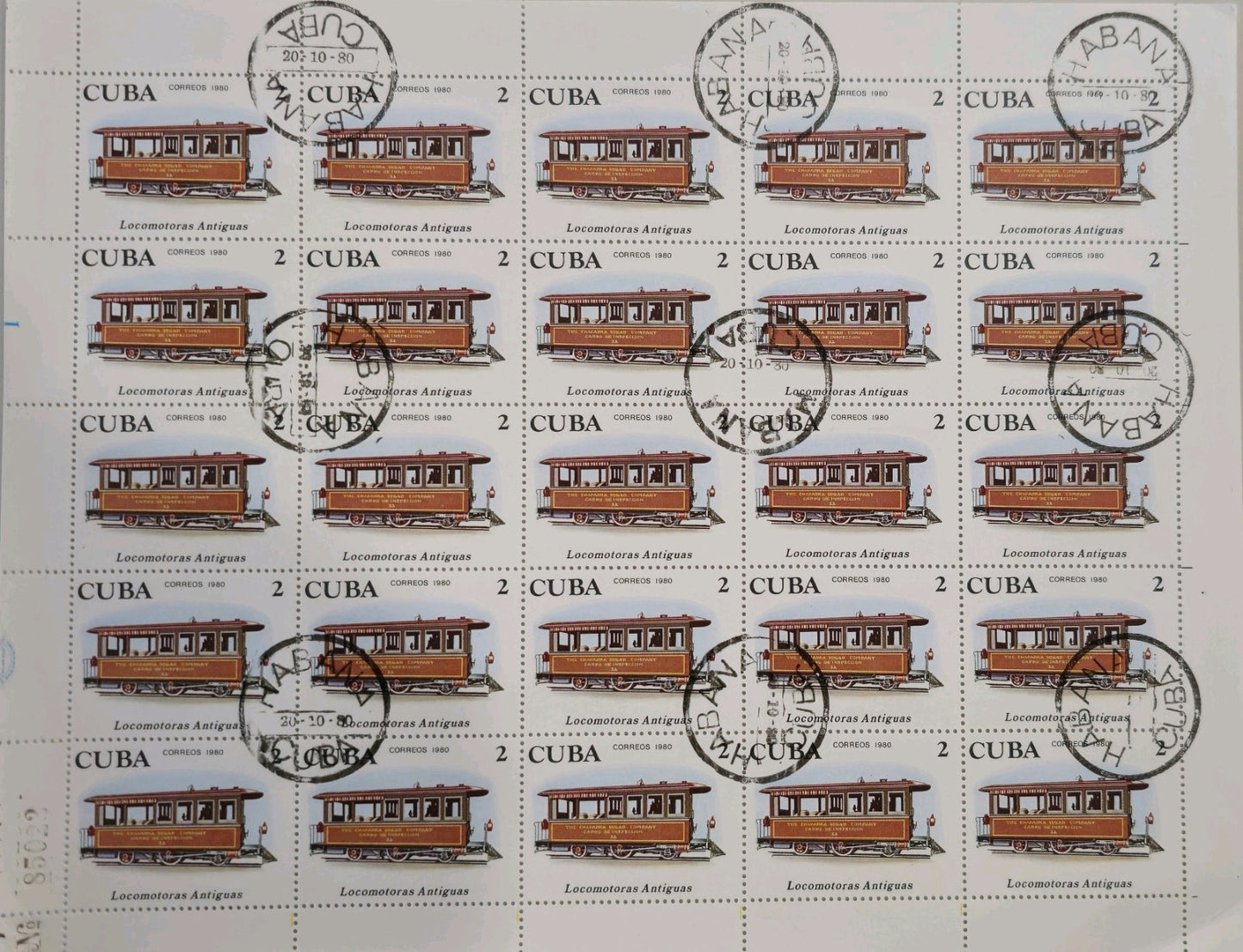 Vintage Sheet of International Stamps #0210