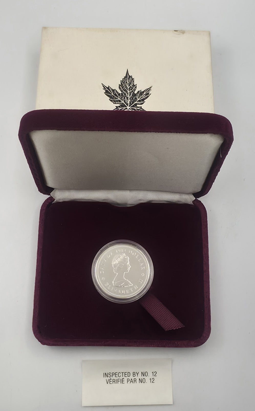 1982 Canada Constitution Commemorative Silver Dollar Proof Coin Set