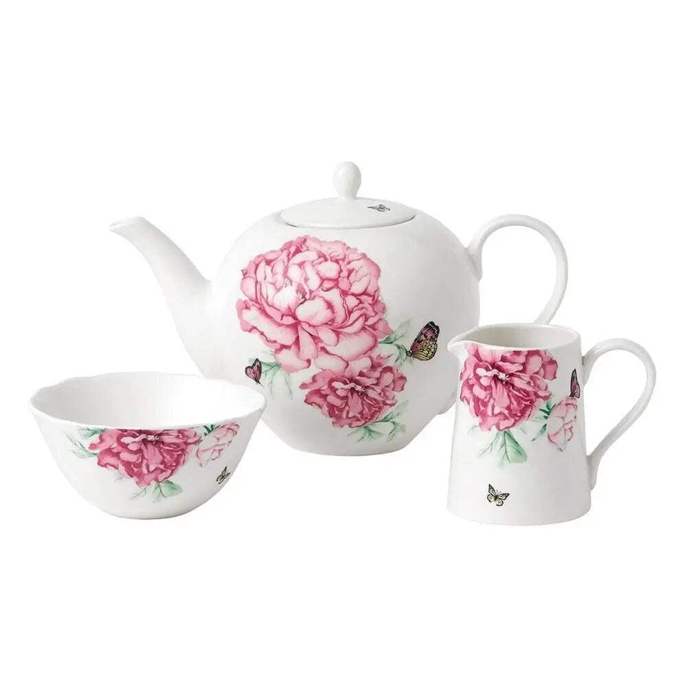 Royal Albert Miranda Kerr Everyday Friendship Teapot, Sugar&Creamer Set-RRP $149