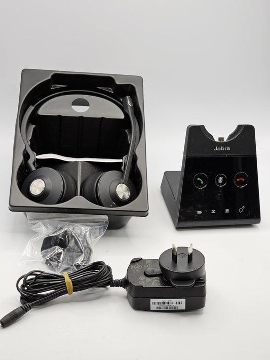 Jabra Engage 65 WHB051BS/HS Stereo Headset for Desk Phone PC - AC Adapter
