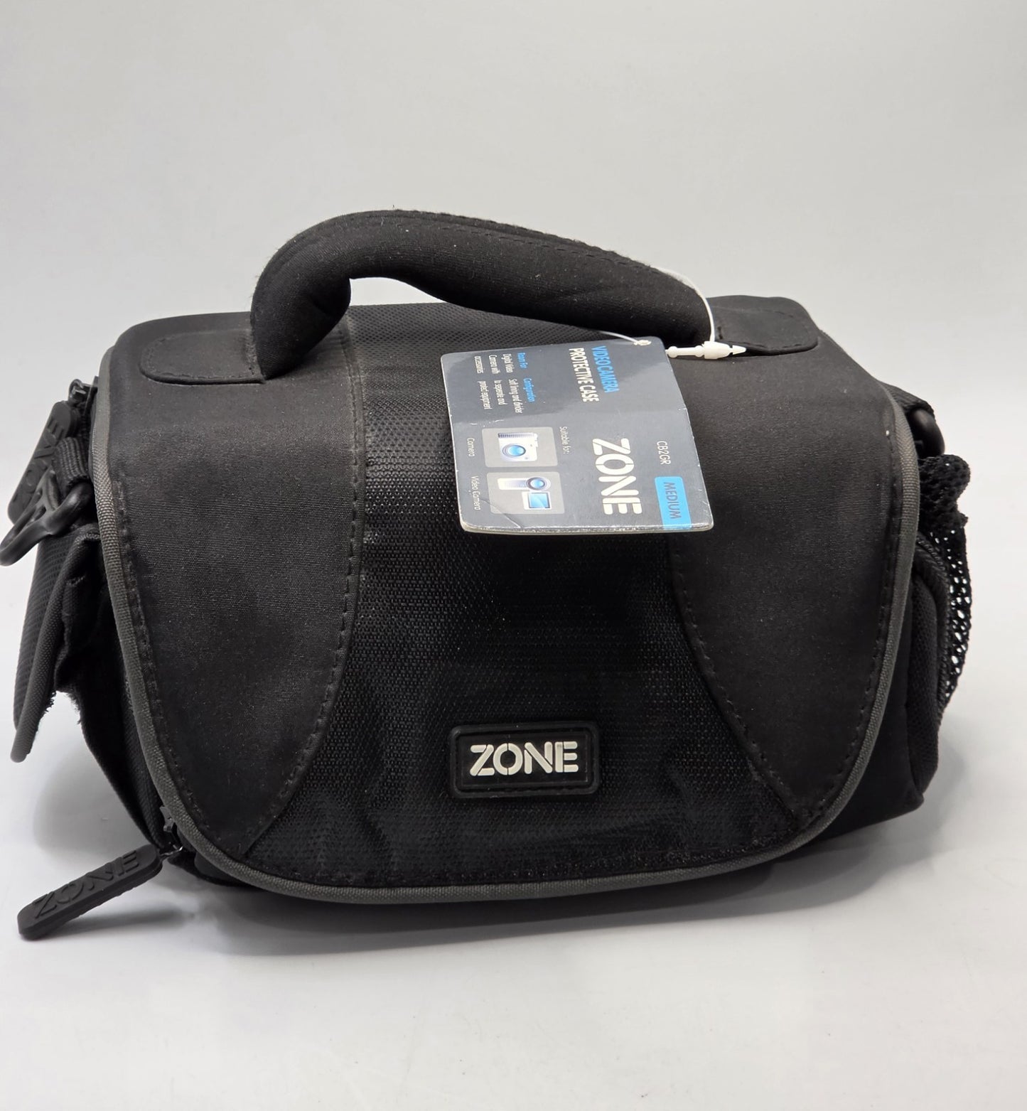 ZONE Medium Video Camera Bag Protective Case Black Gadget Shoulder Strap CB2GR