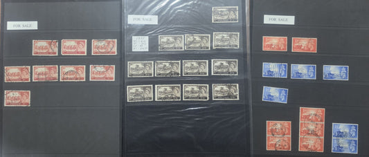 Great Britain Vintage Commemorative & High Value Postage Stamps Collection Stock