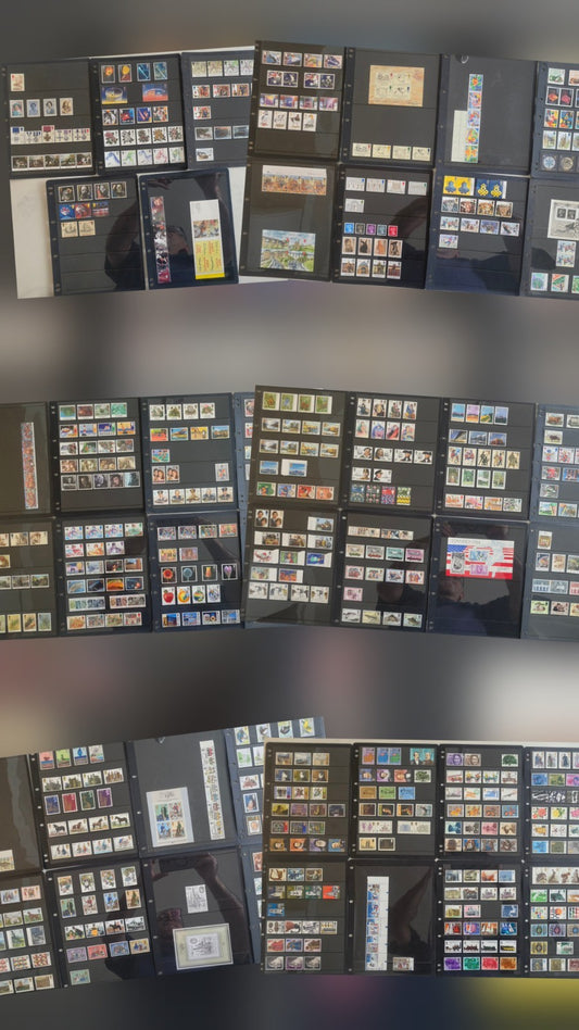 Great Britain Stamps 1980s & 1990s Collection - 45 Pages All Mint MNH