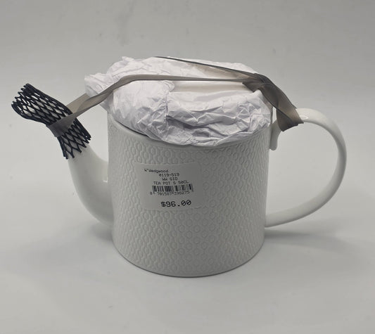 Wedgwood Gio White Teapot 500ML Modern Minimalist Tableware Gift - New -RRP: $96