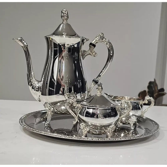 International Silver Co. Hong Kong - Silver Plated 4-Piece Coffee Set
