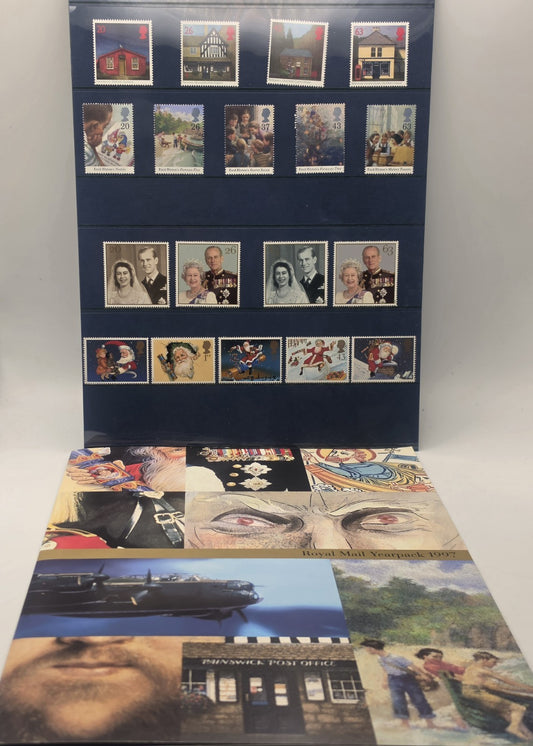 Royal Mail Yearpack 1997 Queen Elizabeth Golden Wedding Mint Stamps Pack 283