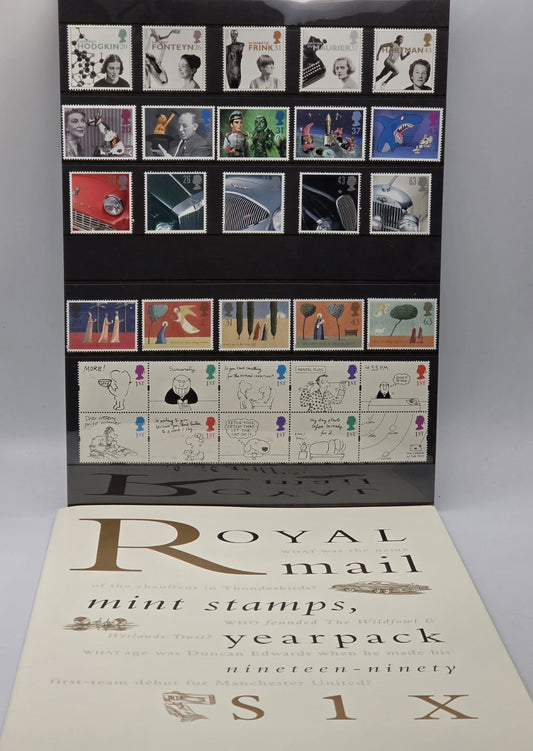 Royal Mail Mint Stamps Yearpack 1996 Pack Number 273 British Postage Stamps