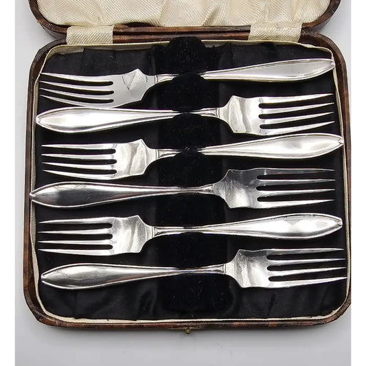 SUPER A1 Silver Plated Forks (Set of 6) in Case