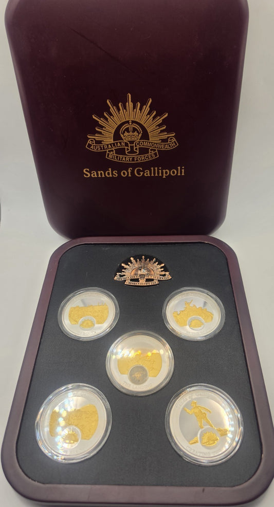 Sands of Gallipoli Creating the Legend Collection Limited Edition Medallions