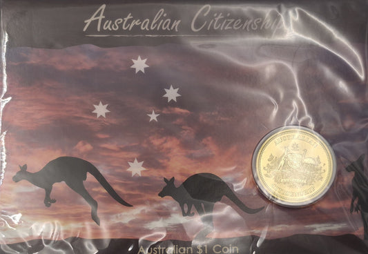 Australia 2010 Australian Citizenship $1 Uncirculated Coin Perth Mint Pack