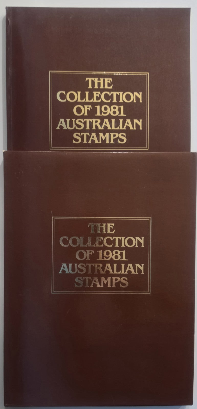 The Collection of 1981 Australian Stamps Year Album Book