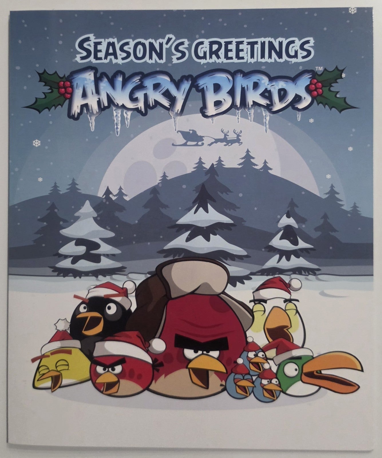 Australia Post Angry Birds Season's Greetings Christmas Stamp Pack Complete
