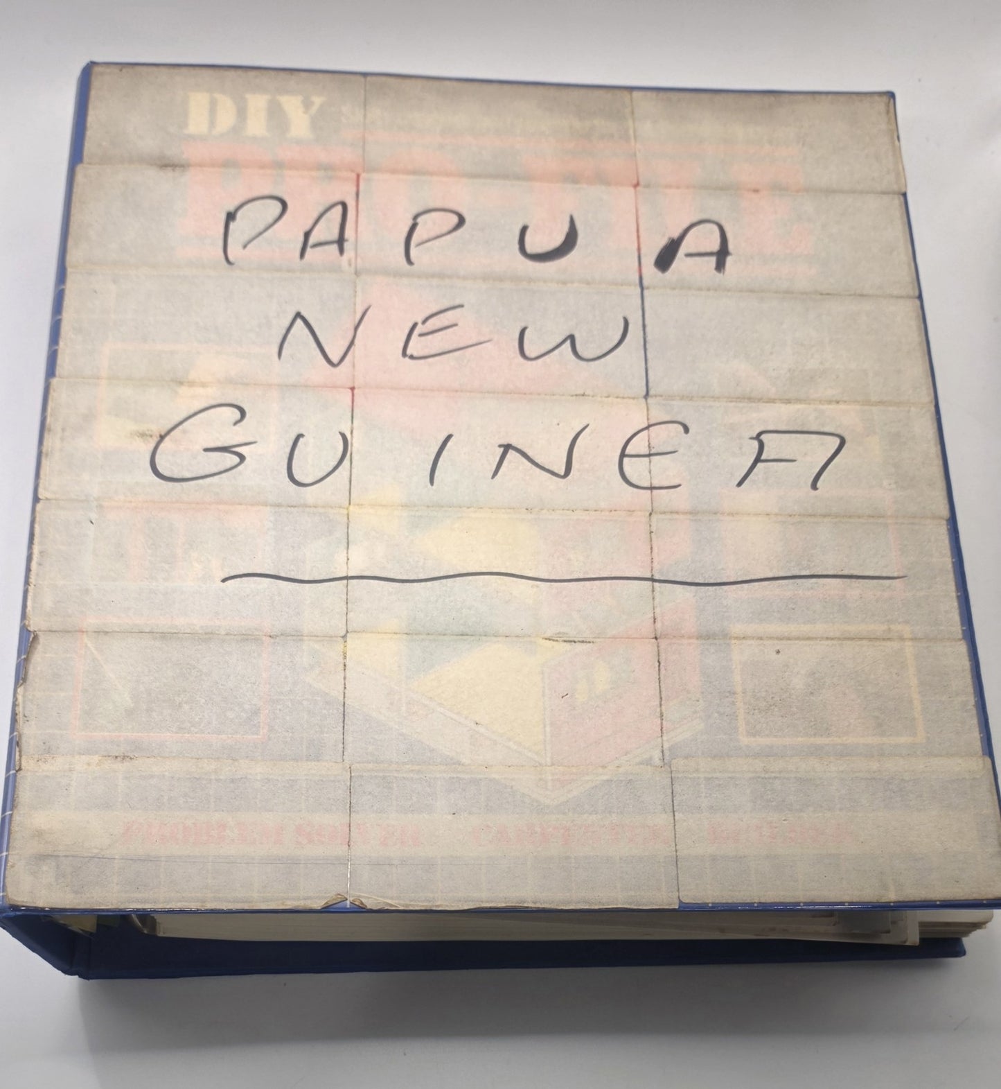 Papua New Guinea PNG Seven Seas Stamp Album Collection Mint Used Vintage Hingele