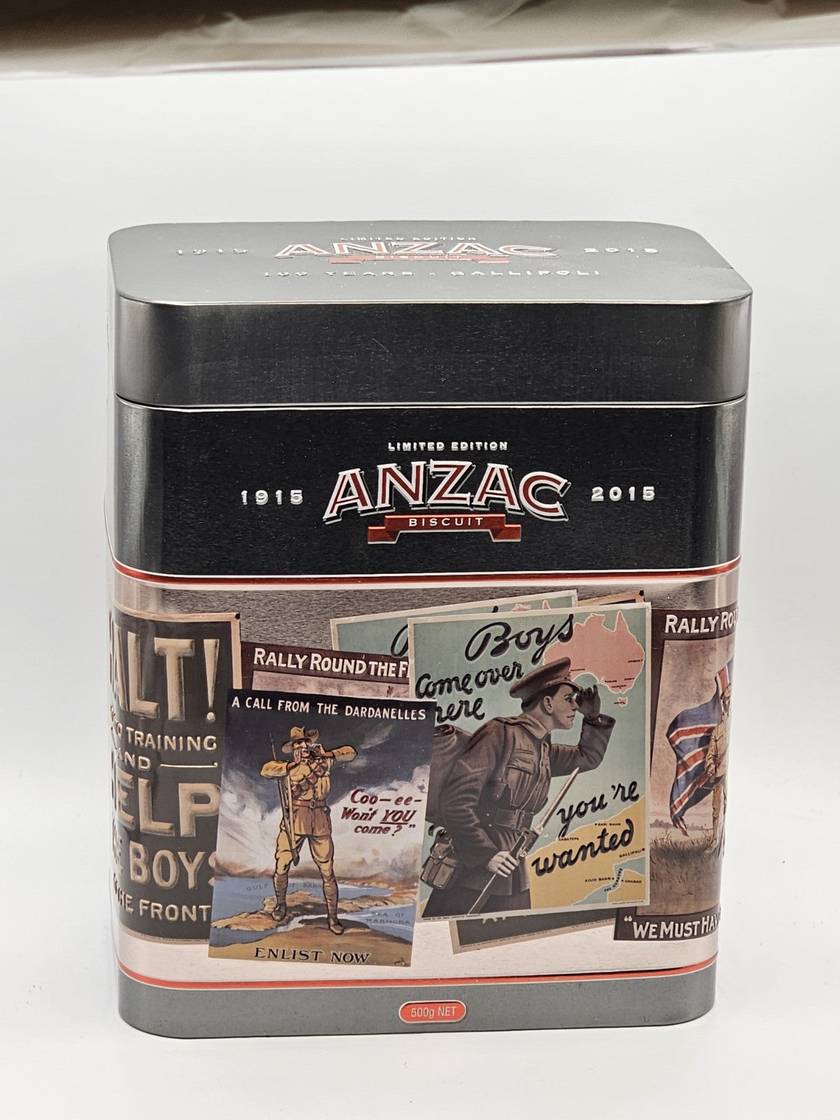 ANZAC Biscuit Limited Edition 1915-2015 Gallipoli 100 Years Recruitment Posters